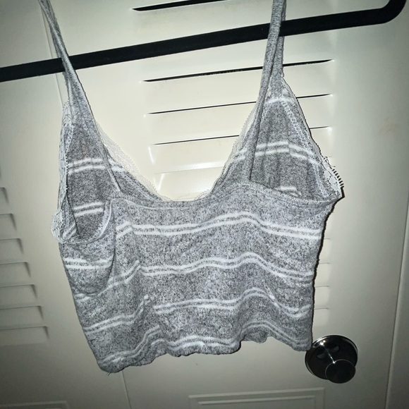 Forever 21 Gray and White Striped Camisole - Picture 4 of 5